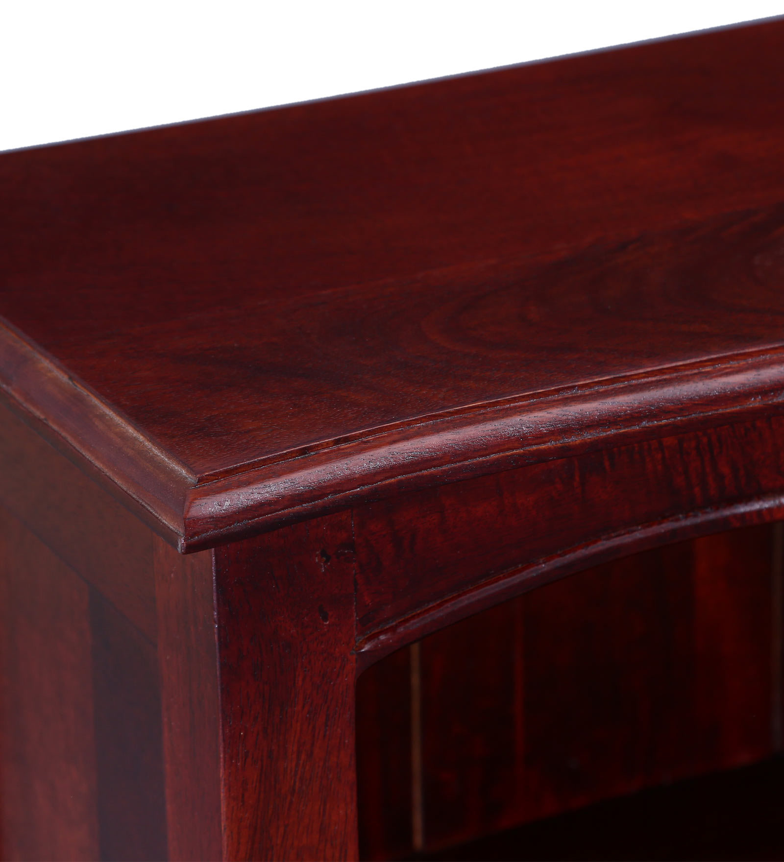 Morgan Book Shelf Cum Display Unit in Honey Oak